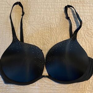 Victoria’s Secret Black Bra with Rhinestone Accents